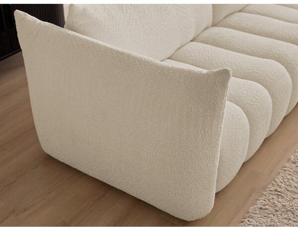 Beżowa sofa z materiału bouclé 234 cm Azra – Bobochic Paris