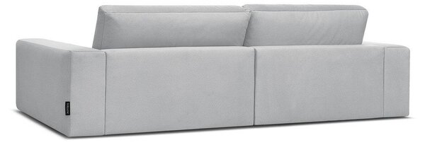 Jasnoszara aksamitna sofa 276 cm Sierra – Bobochic Paris