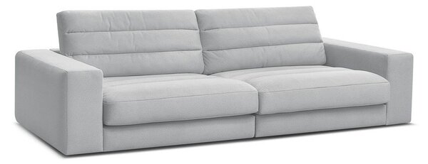 Jasnoszara aksamitna sofa 276 cm Sierra – Bobochic Paris