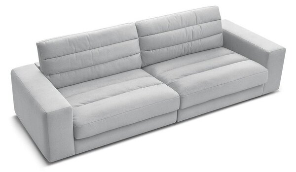 Jasnoszara aksamitna sofa 276 cm Sierra – Bobochic Paris