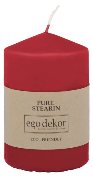 Czerwona świeczka Eco candles by Ego dekor Top, 25 h