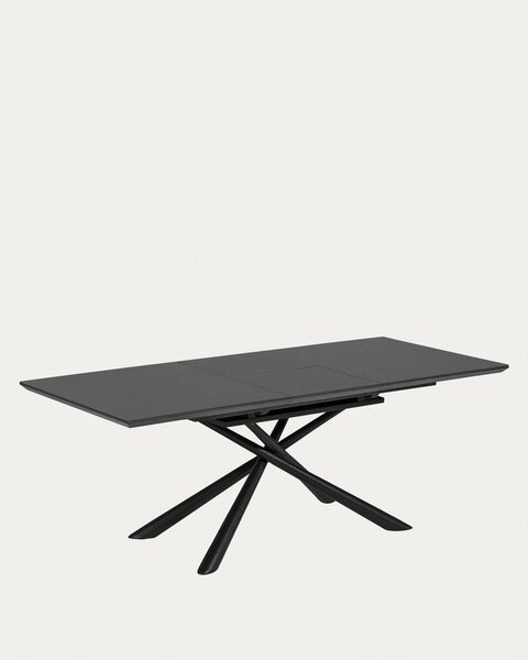 Rozkładany stół z dodatkowym blatem z ceramicznym blatem 90x160 cm Theone – Kave Home