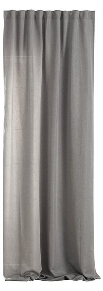 Zasłona BASIC na taśmie marszczącej 140x300cm szary 1 szt