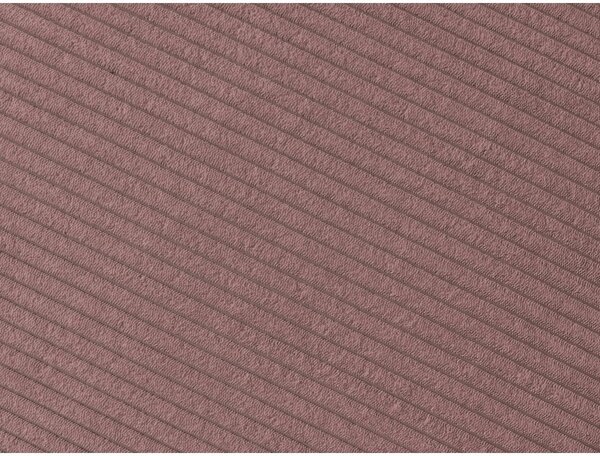 Różowa sztruksowa sofa 250 cm Tina – Bobochic Paris