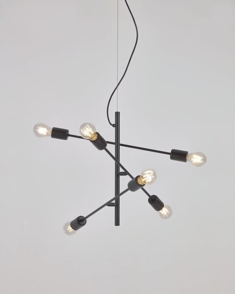 Czarna lampa wisząca ø 55 cm Spica – Kave Home