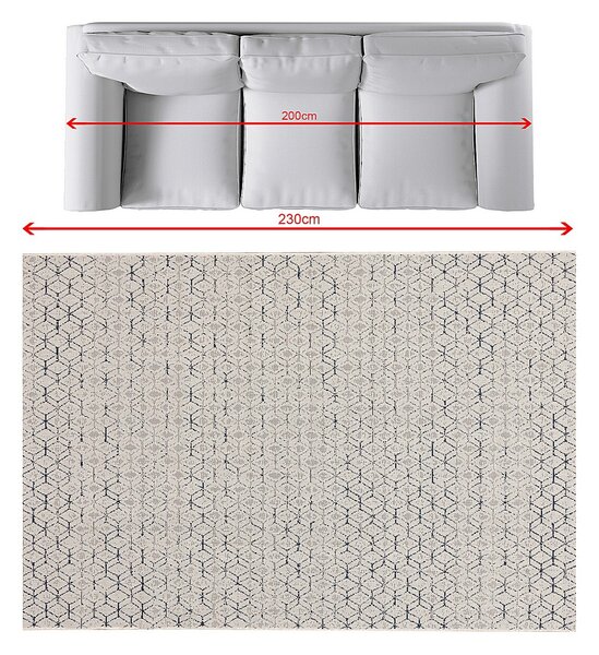 Dywan Lineo beige/midnight blue 160x230cm