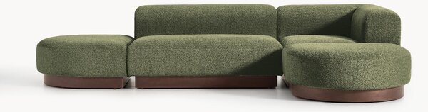 Narożna sofa modułowa Teddy-Bouclé Natalie