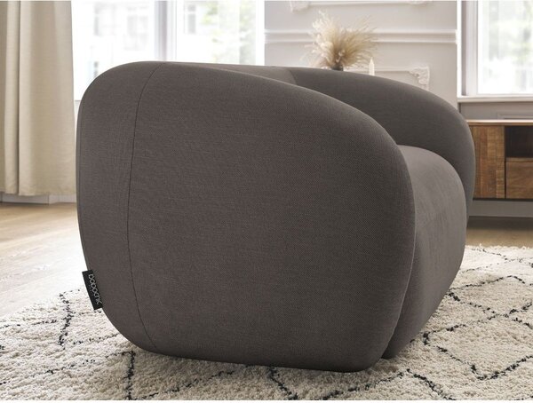 Szarobrązowa sofa z tkaniny szenilowej 160 cm Celine – Bobochic Paris