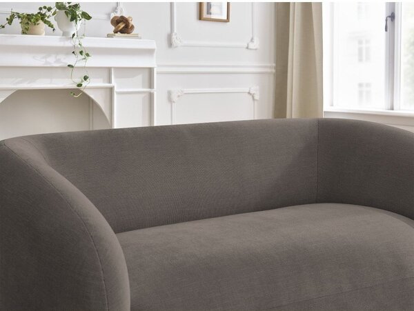 Szarobrązowa sofa z tkaniny szenilowej 160 cm Celine – Bobochic Paris