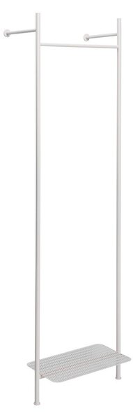 Jasnoszary metalowy stojak na ubrania ścienny 52x180x27 cm Nobly – Hübsch