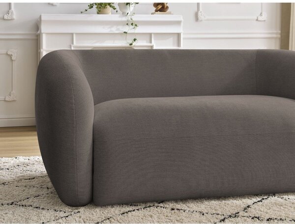 Szarobrązowa sofa z tkaniny szenilowej 160 cm Celine – Bobochic Paris