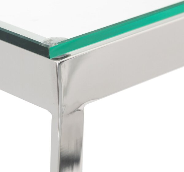 Konsola Dubai silver 140x40x80