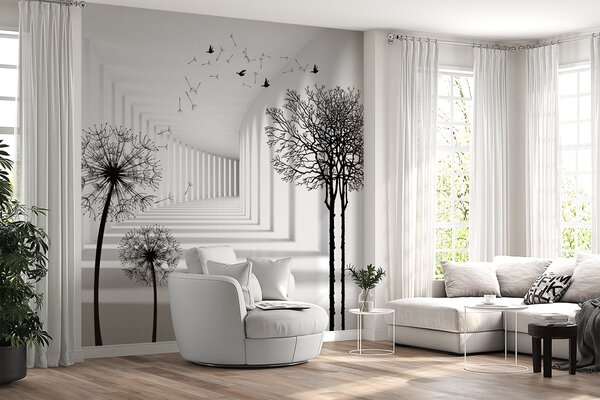 Fototapety Głębia i światło, Fototapety Czarno-białe, u37803d1 : Uwalls.pl