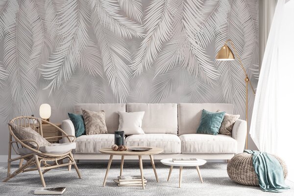 Fototapety Zwisające liście palmowe, Fototapety Las, Fototapety Las tropikalny, u48556d2 : Uwalls.pl