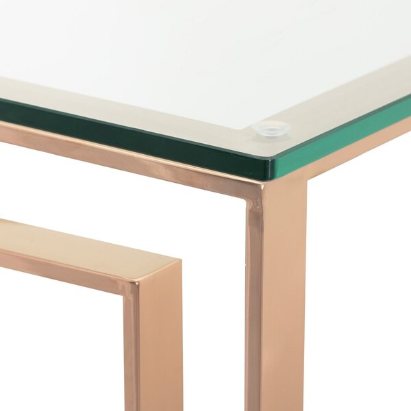 Konsola Eternic rose gold 120x40x80cm