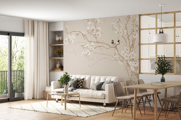 Fototapety Drzewo magnolii w ogrodzie, Fototapety Las, Fototapety Drzewa, u25842d1 : Uwalls.pl