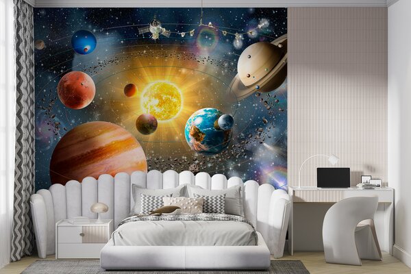 Fototapety Fascynujący kosmos, układ słoneczny, Fototapety designerskie, u97222d1 : Uwalls.pl