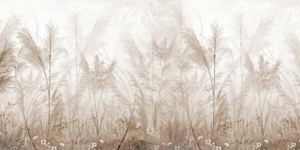 Fototapety Wysokie rośliny w pastelowych kolorach, Fototapety Dziecięce, u93903d2 : Uwalls.pl