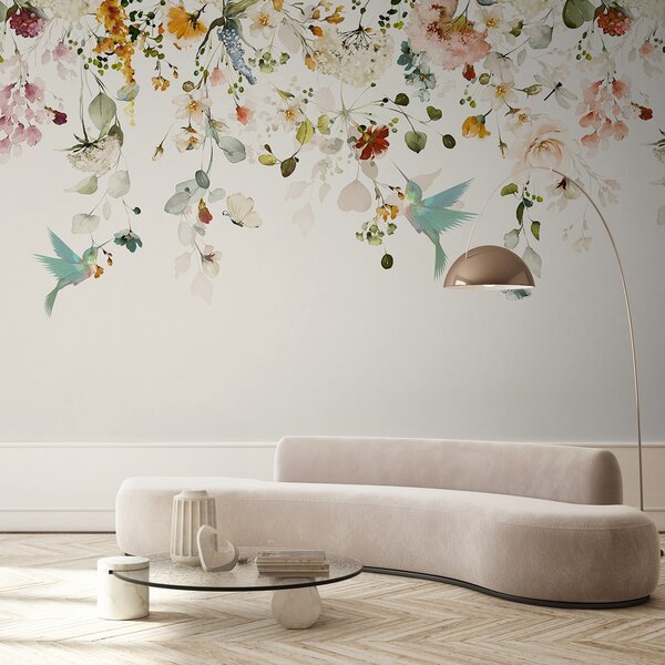 Fototapety Kwiaty i kolibry, Fototapety Akwarele, u59610d2 : Uwalls.pl