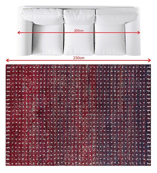 Dywan Royal cherry red/navy 160x230cm
