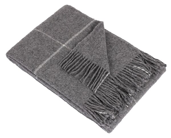 Pled Zelandia 140x200cm check grey