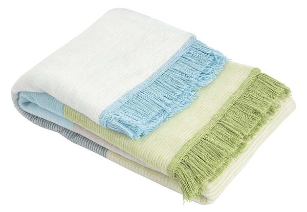 Koc Cosy Home 150x200cm Pastel Green&Blue