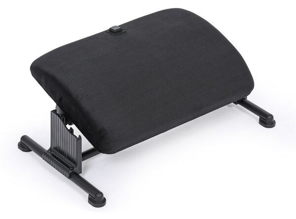 Relaksacyjna podgrzewana podkładka pod stopy, 420 × 300 mm, czarna