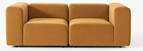 Sofa modułowa z aksamitu Lena (3-osobowa)