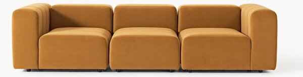 Sofa modułowa z aksamitu Lena (4-osobowa)