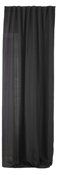 Zasłona BASIC na taśmie marszczącej 140x300cm czarny 1 szt