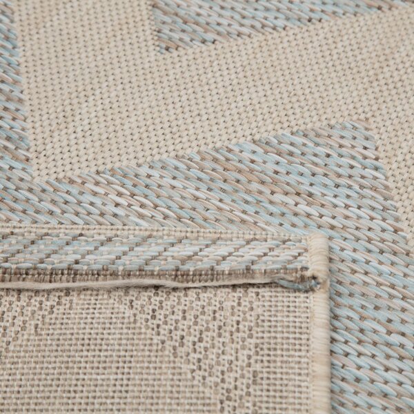 Dywan Modern Chevron beige/ice blue 160x230 cm