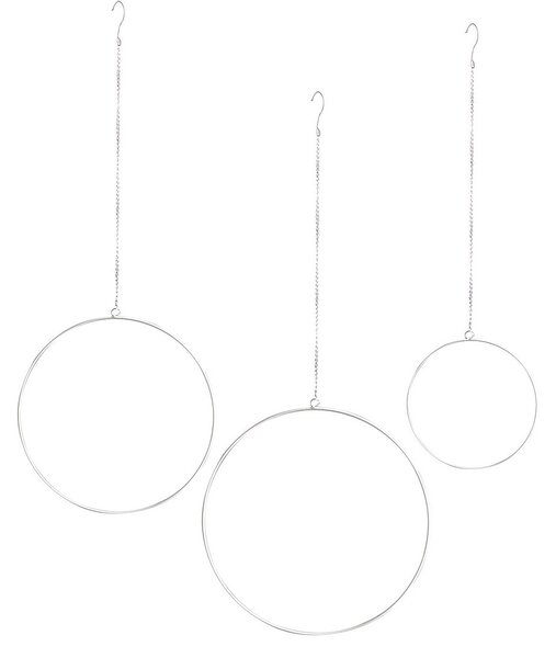 Dekoracja wisząca Rings 3szt