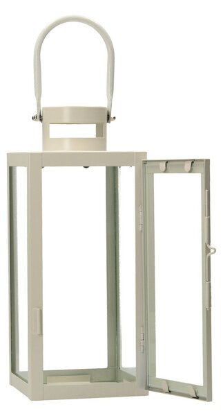 Lampion Metalowy Elegance White 40 cm