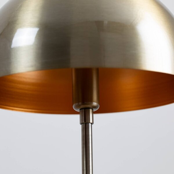 Lampa stołowa Varzan 10857 Opviq, brązowy / mosiężny, salon / jadalnia, metal