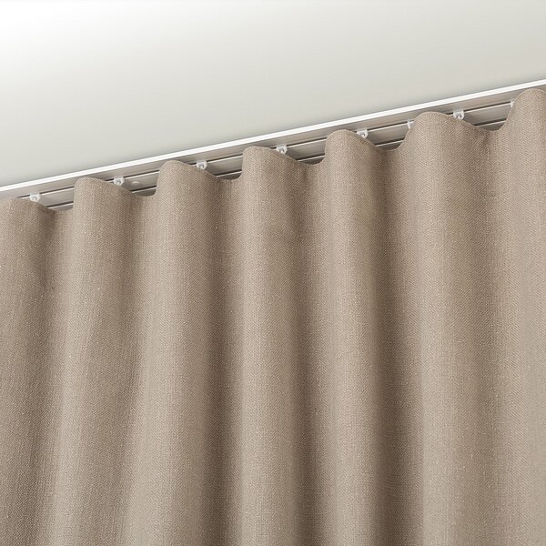 Zasłona gotowa na taśmie marszczącej 140x280cm beige 1 szt