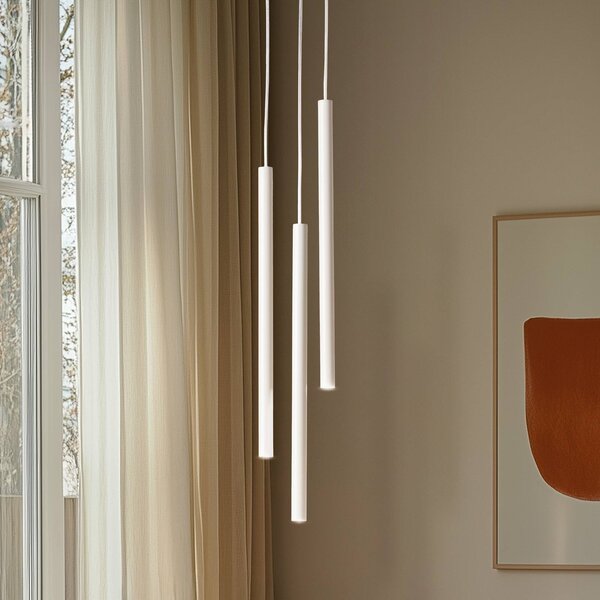 Lampa wisząca Sopel 3 SIGMA, możliwość ściemniania, kremowy / amber, salon / jadalnia, metal, nowoczesny