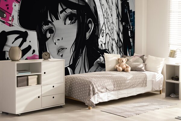 Fototapety Dziewczyna z anime, Fototapety Młodzieżowe, w00973 : Uwalls.pl