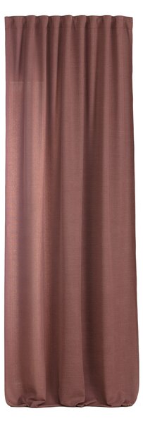Zasłona BASIC na taśmie marszczącej 140x280cm wrzosowy brąz 1 szt
