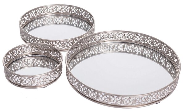 Komplet tac Judith 3szt. silver