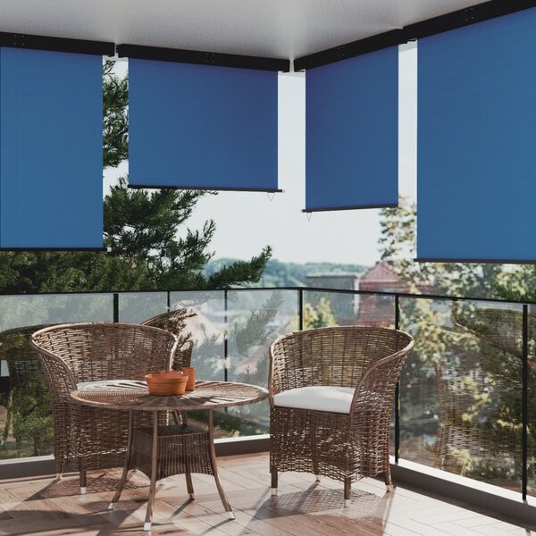 Markiza boczna na balkon, 140 x 250 cm, niebieska