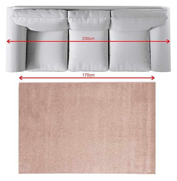 Dywan Casino soft rose 120x170cm