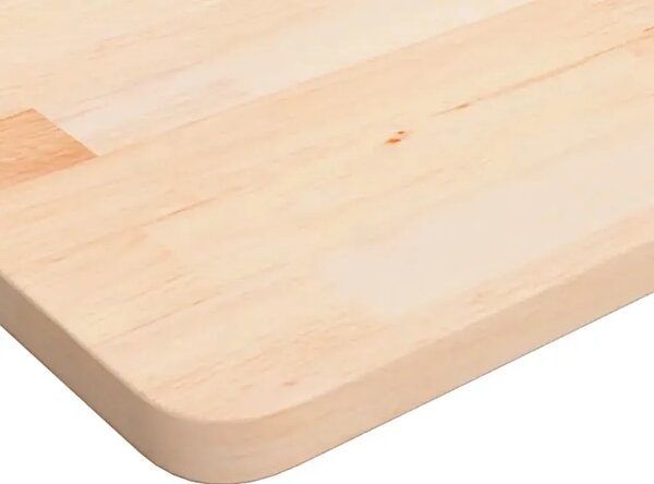 Naturalne drewno półka białe uchwyty 50x50 - Bafo