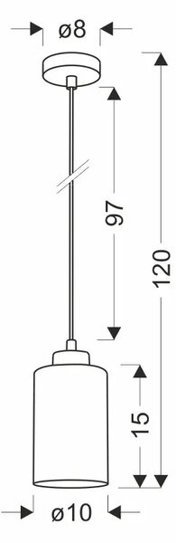 Nowoczesna Pojedyncza Lampa Wisząca G2-T05