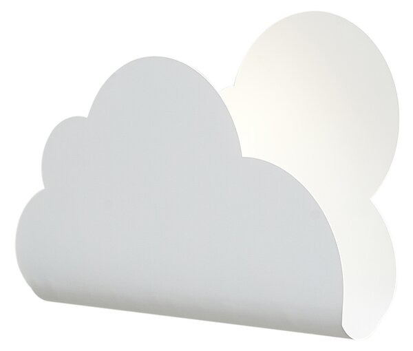 Dziecięca lampa ścienna Biała Chmurka ze Słońcem - Cloudy