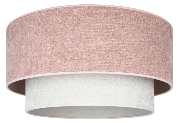 Lampa Sufitowa Duolla, Boho, pudrowy róż, przedpokój, tkanina | tekstylia, młodzieżowy