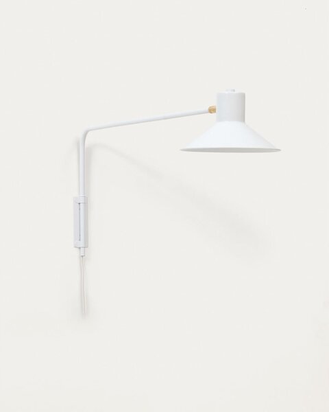 Biały kinkiet ø 20 cm Aria – Kave Home