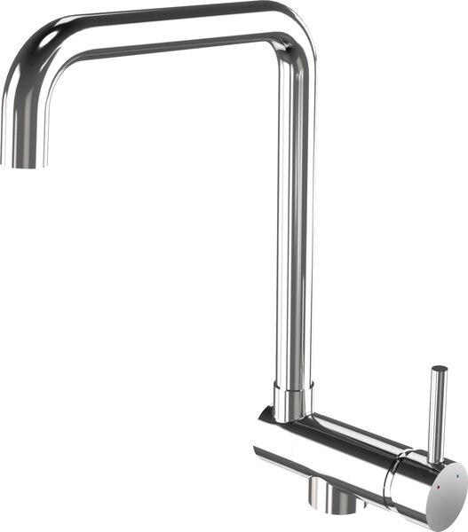 Granitan - Bateria kuchenna - Kran kuchenny wys. 34 cm - Bateria zlewozmywakowa chrom - UNIVERSAL