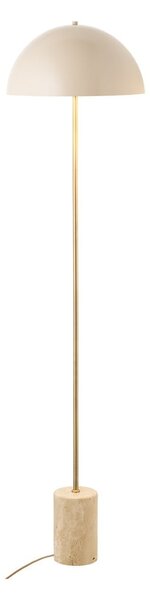 Beżowa lampa stojąca z metalowym kloszem (wysokość 155 cm) Sheffield – House Nordic