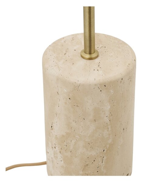 Beżowa lampa stojąca z metalowym kloszem (wysokość 155 cm) Sheffield – House Nordic