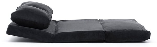 Czarna rozkładana sofa 120 cm Taida – Balcab Home